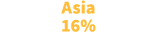 Asia 16%