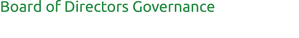 Board of Directors Governance